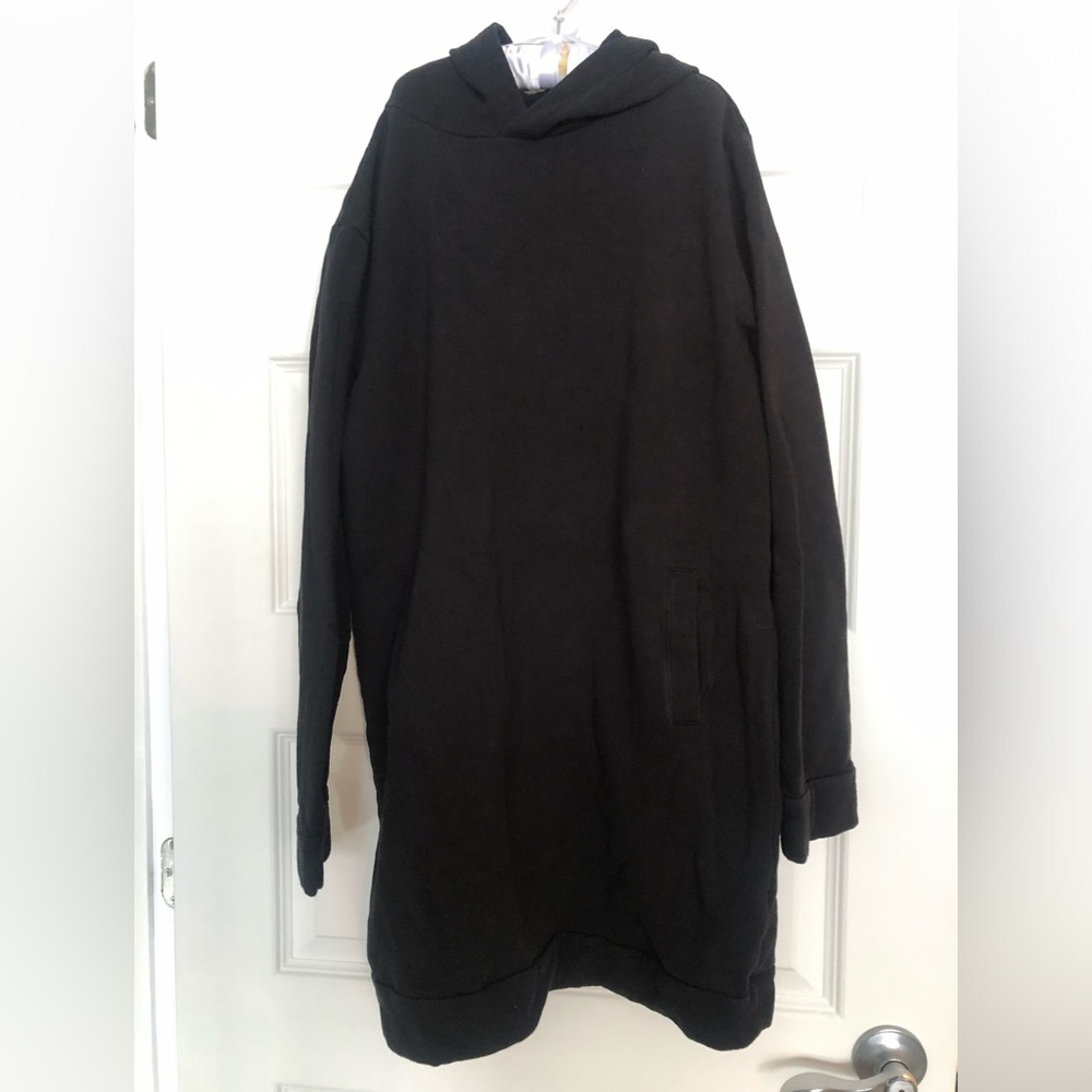 Sbase black long hoodie sweater, size XS, really soft